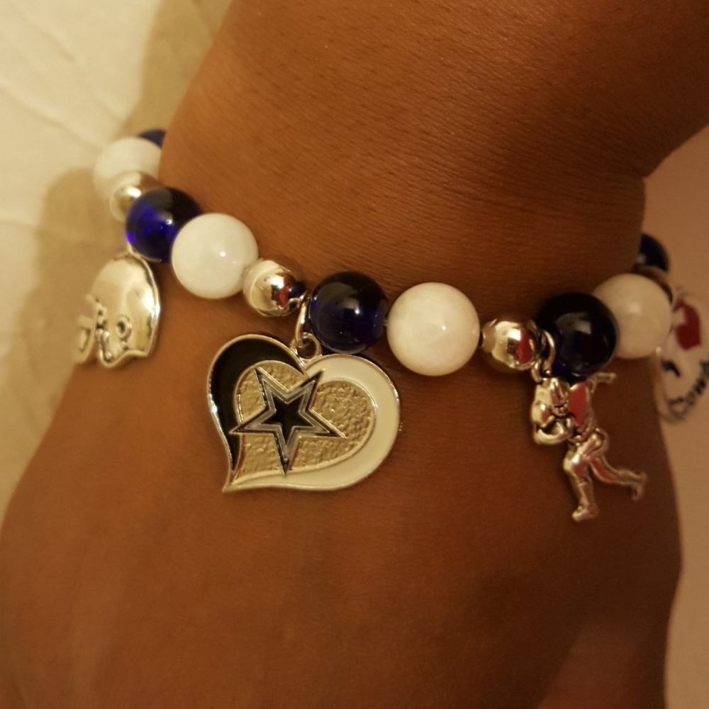 Sports themed bracelets